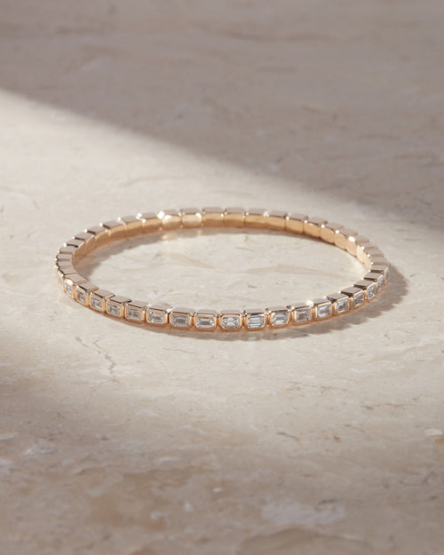 24/7 Flex Tennis Bracelet - Emerald Cut