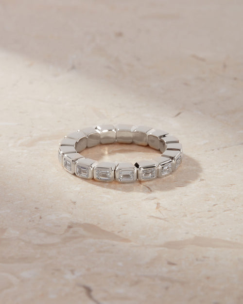 24/7 Flex Eternity Band - Emerald Cut - Rings