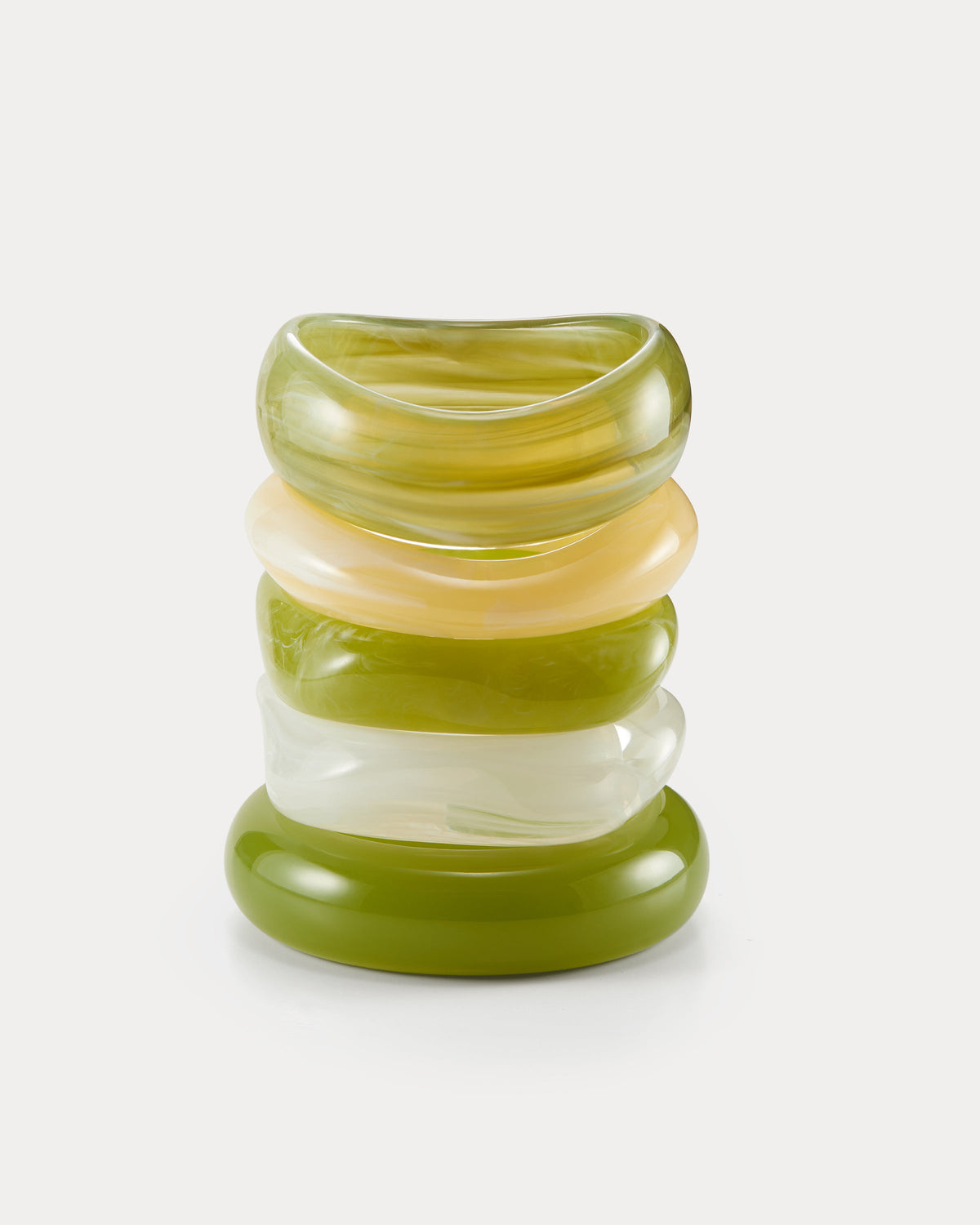 Formentera Bangle Set - Green