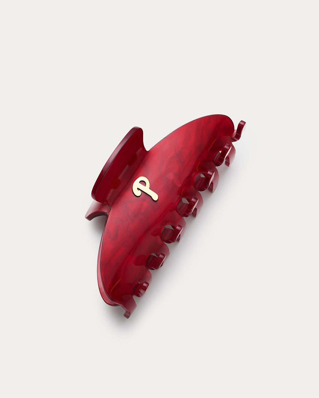 MLB Pearl Logo Claw Clip — alternate angle 2
