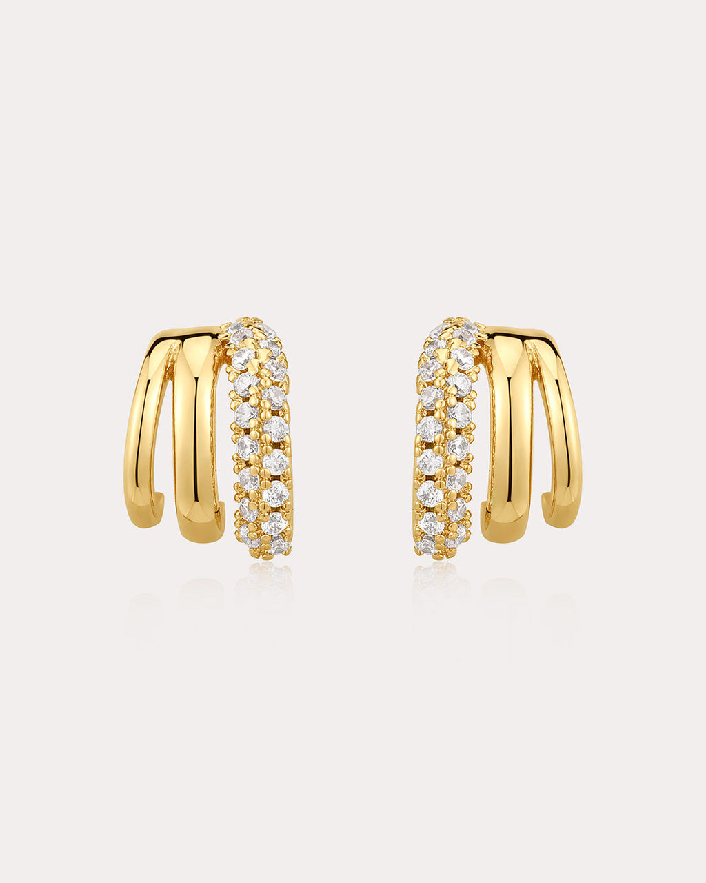 Multi Piercing Huggies (Gold Ships Mid September) - Hoops