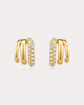 Multi Piercing Huggies (Gold Ships Mid September) - Hoops