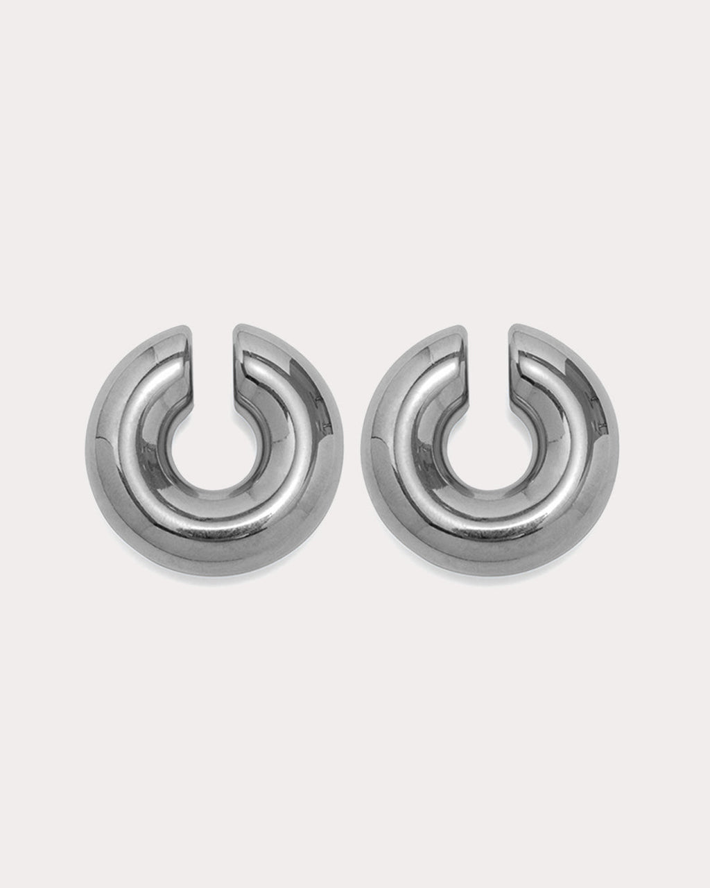 Noemi Ear Cuff Set - Silver - Earrings — another angle