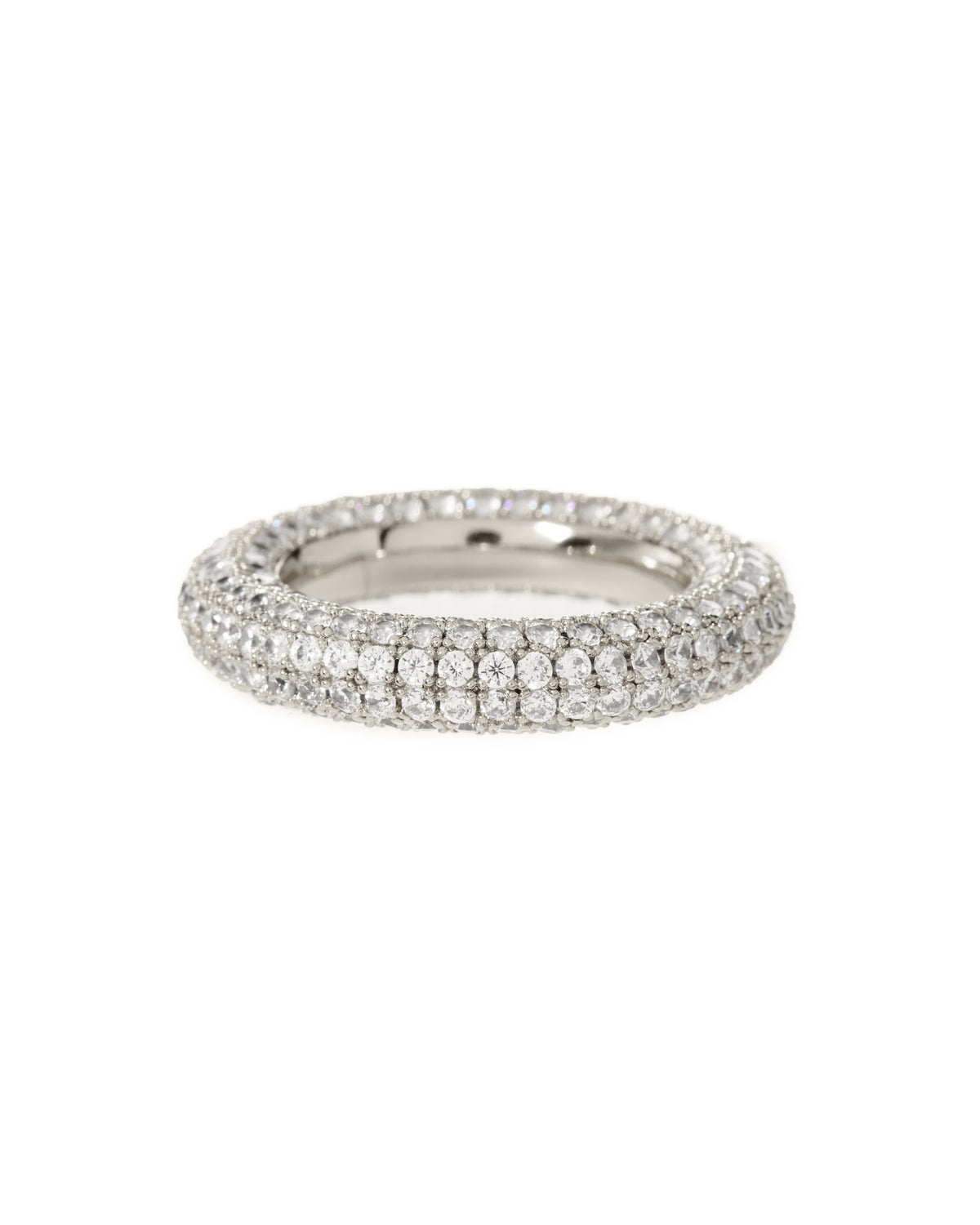 Pavé Amalfi Ring - Silver