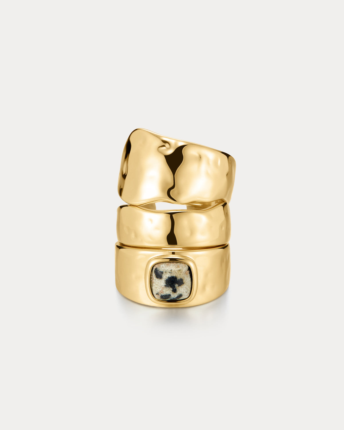 Palma Ring Set - Gold