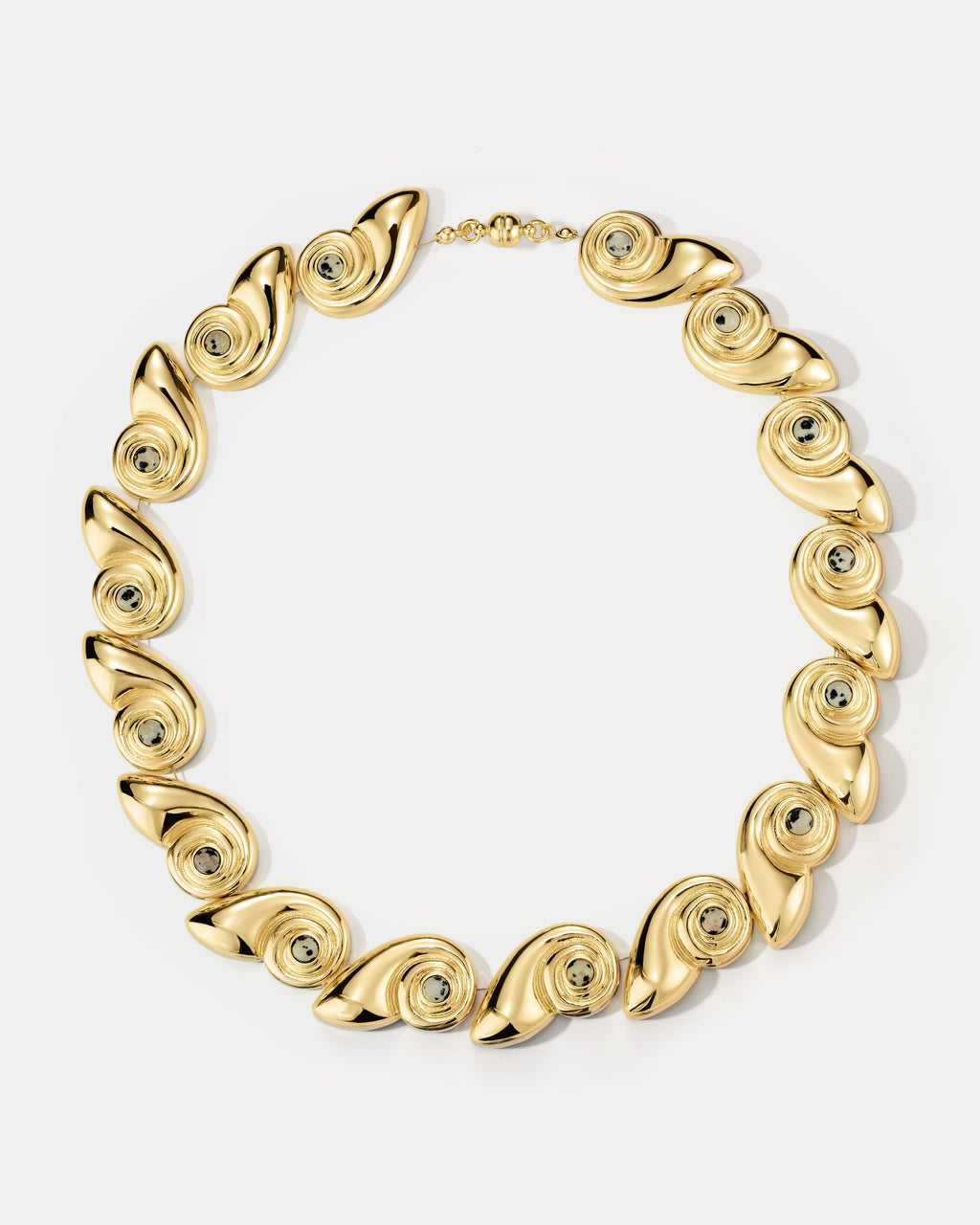 Palma Shell Statement Necklace - Gold