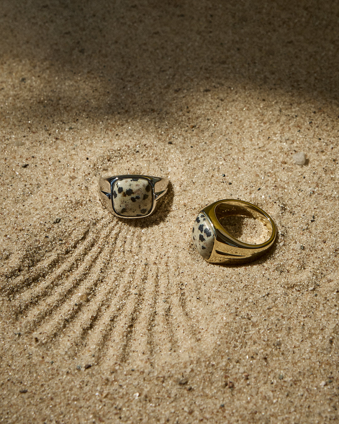 Palma Signet Ring - Gold in Silver — alternate view