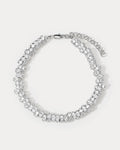 Rio Rhinestone Anklet - Silver