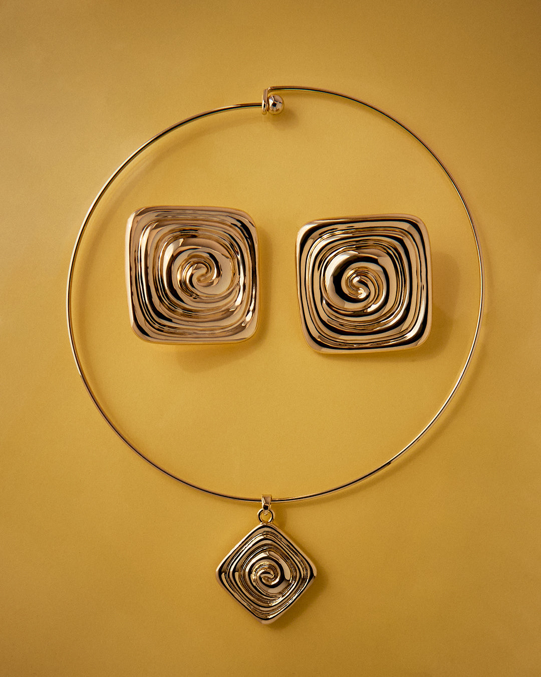Seychelles Choker - Silver in Gold - Necklaces — alternate angle
