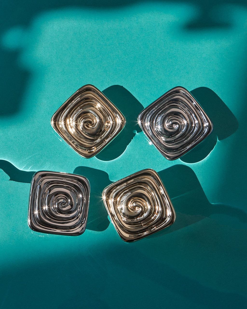Seychelles Studs - Gold - Earrings — detail view