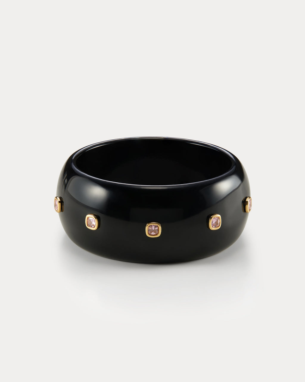St. Lucia Lucite Cuff - Gold - Bracelets