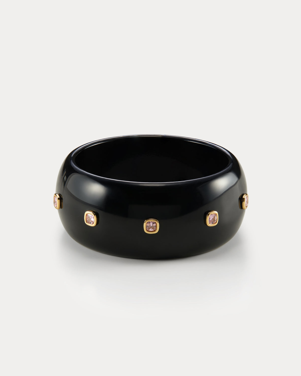 St. Lucia Lucite Cuff - Gold - Bracelets