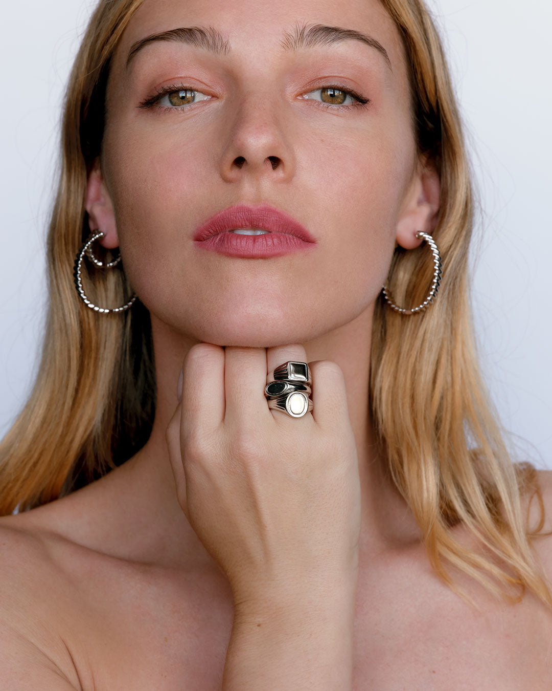 Signet Ring Stacker Set — detail view 2