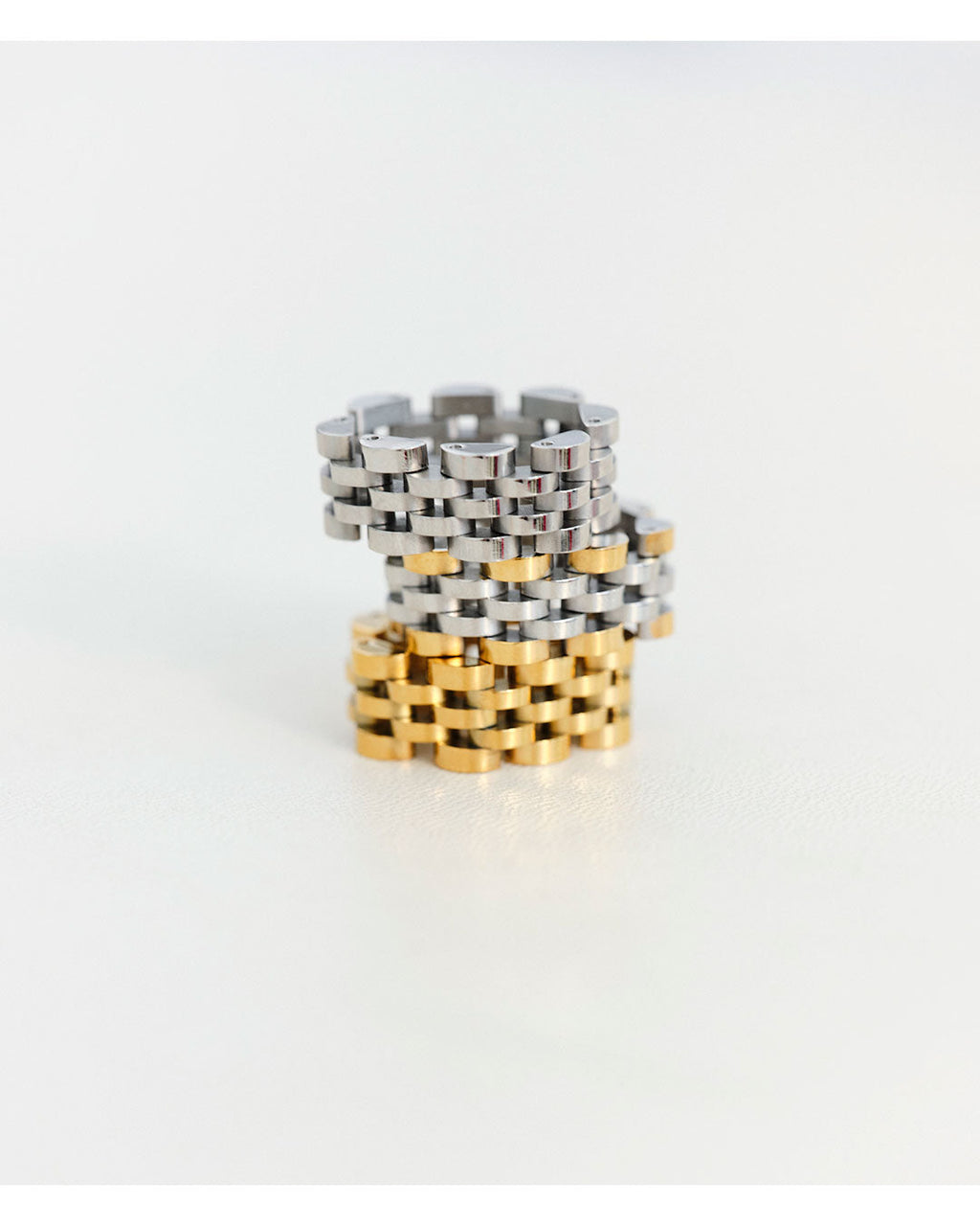 Two Tone Timepiece Ring — alternate view