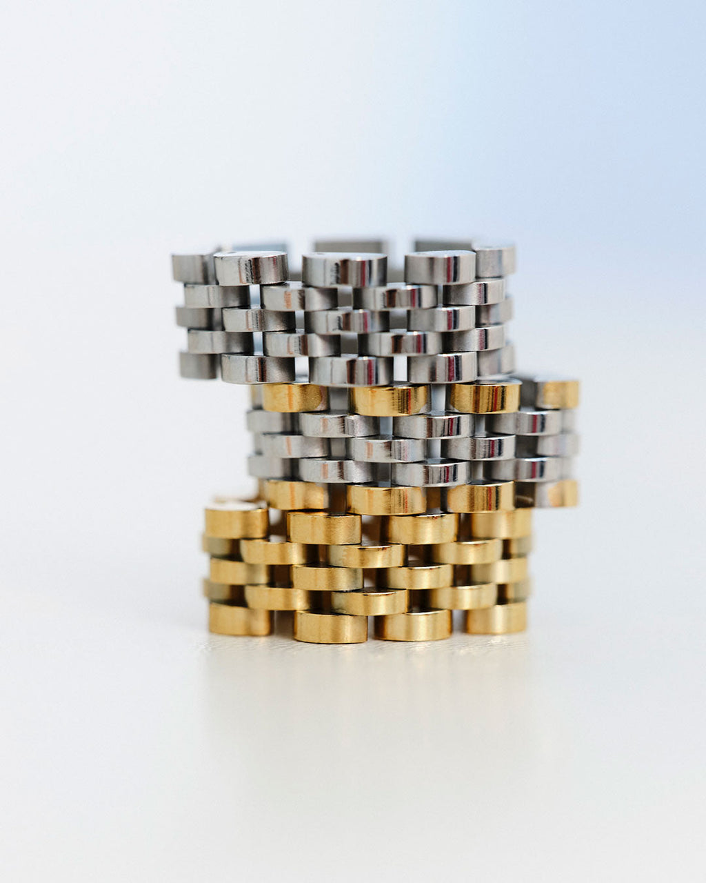 Two Tone Timepiece Ring — another angle