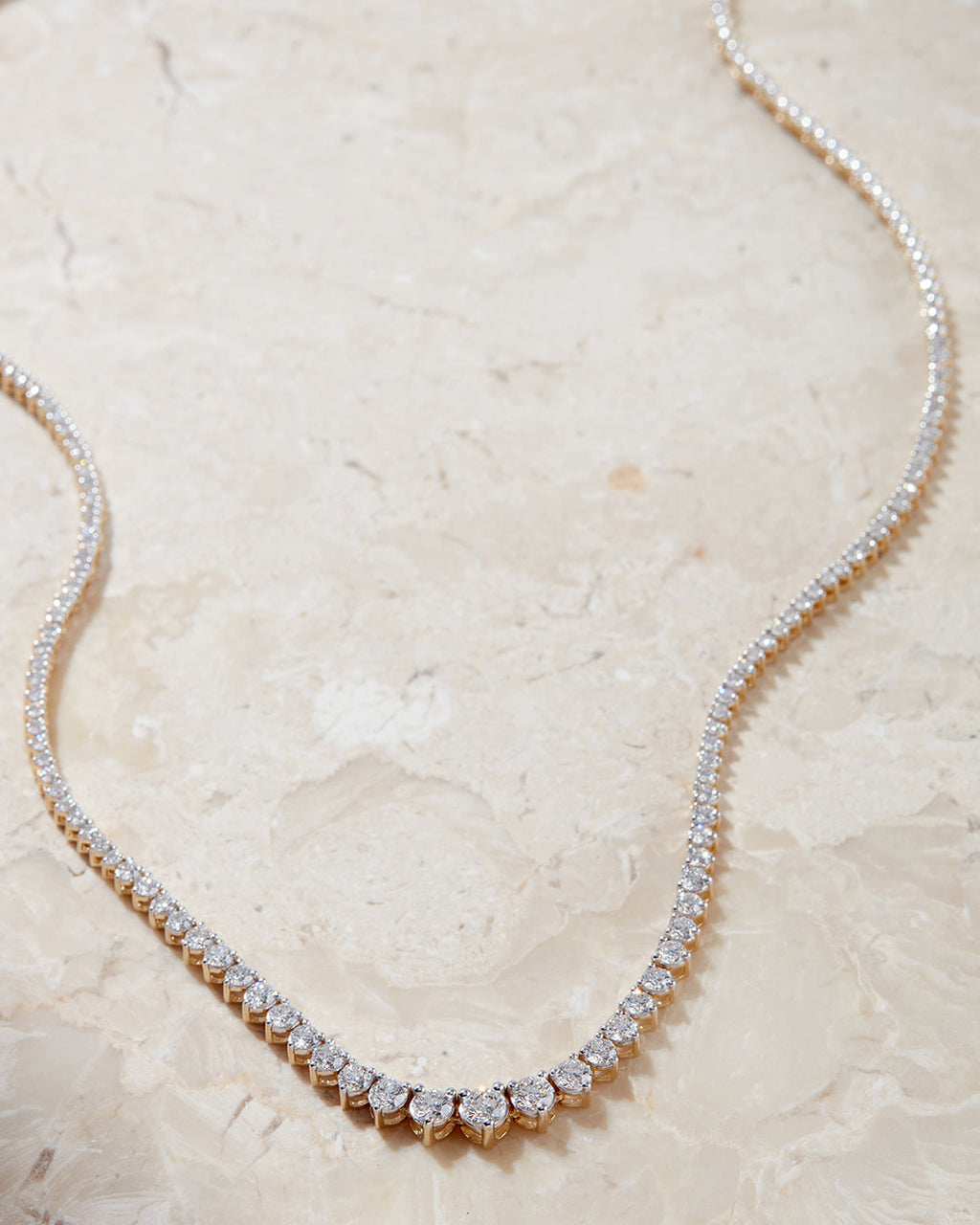 Graduated Tennis Necklace