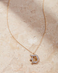 Pavé Initial Necklace— Old English