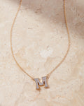 Pavé Initial Necklace— Vintage