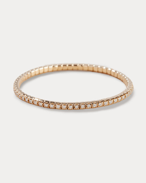 24/7 Flex Tennis Bracelet in Gold
