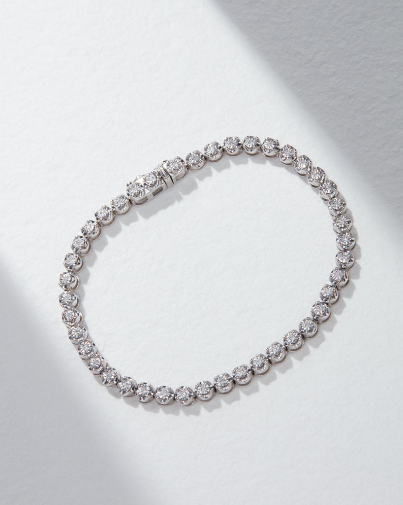 One and Only Tennis Bracelet — detail view