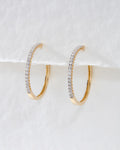 Dreamy Diamond Hoops (25mm)