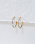 Dreamy Diamond Hoops (18mm)