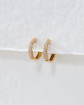 Super Shimmer Diamond Hoops (16.5mm)