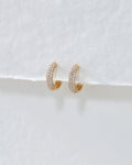Super Shimmer Diamond Huggies (12mm) - Earrings