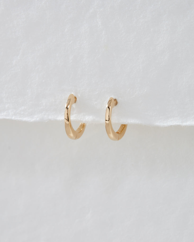 Tiniest Timeless Huggies - Earrings