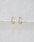 Tiniest Timeless Huggies - Earrings