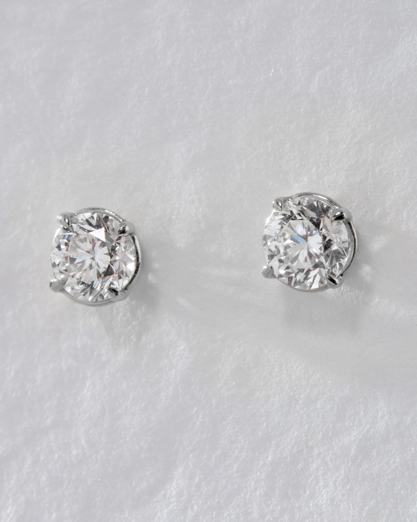 Ultimate Solitaire Studs - Earrings — alternate view 2