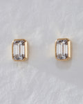 Bella Bezel Studs - Earrings