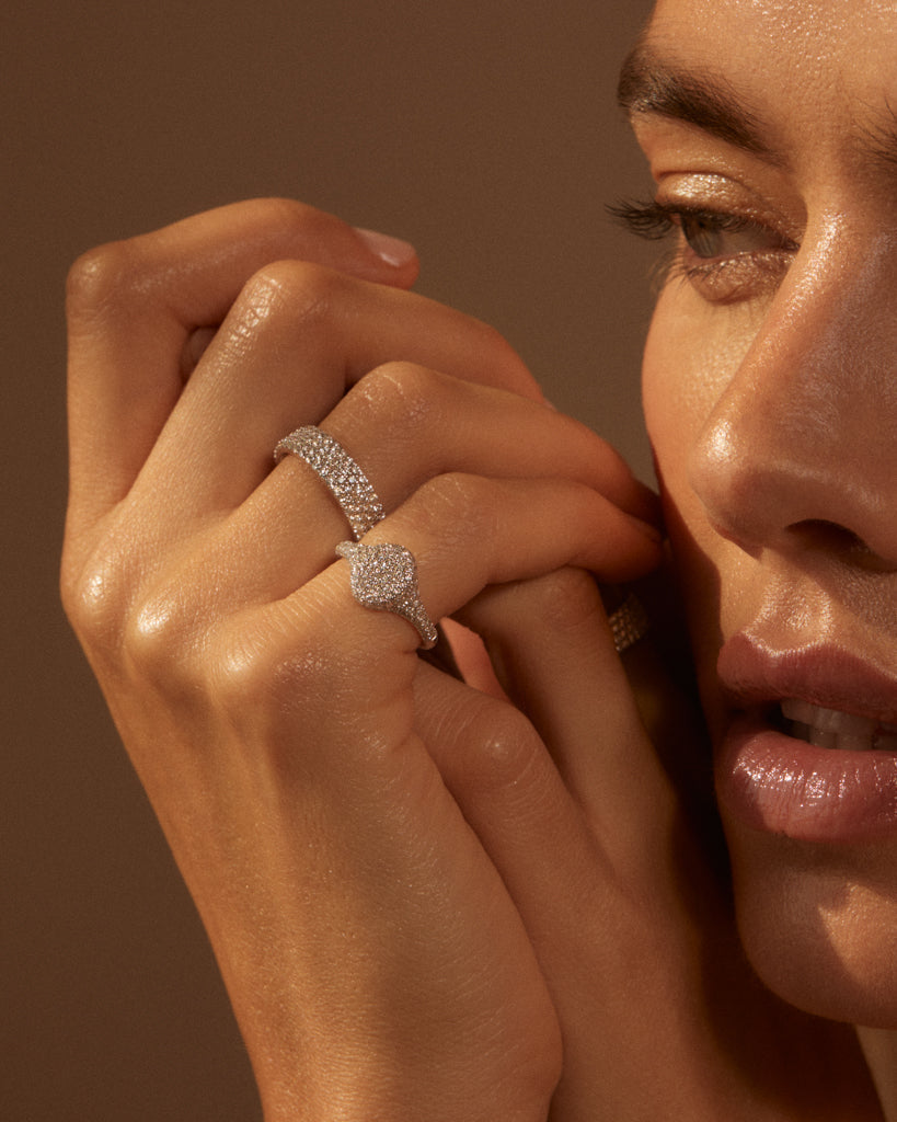 Perfect Pavé Signet Ring — alternate view 2