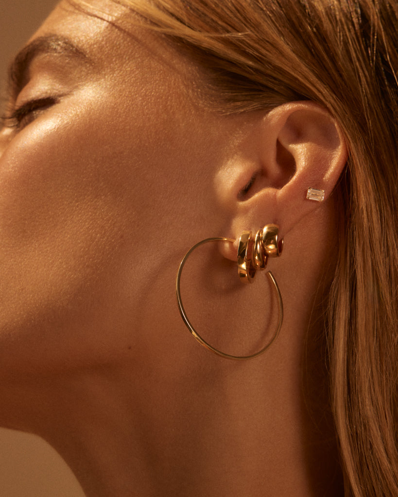 Celine Hoops — alternate angle