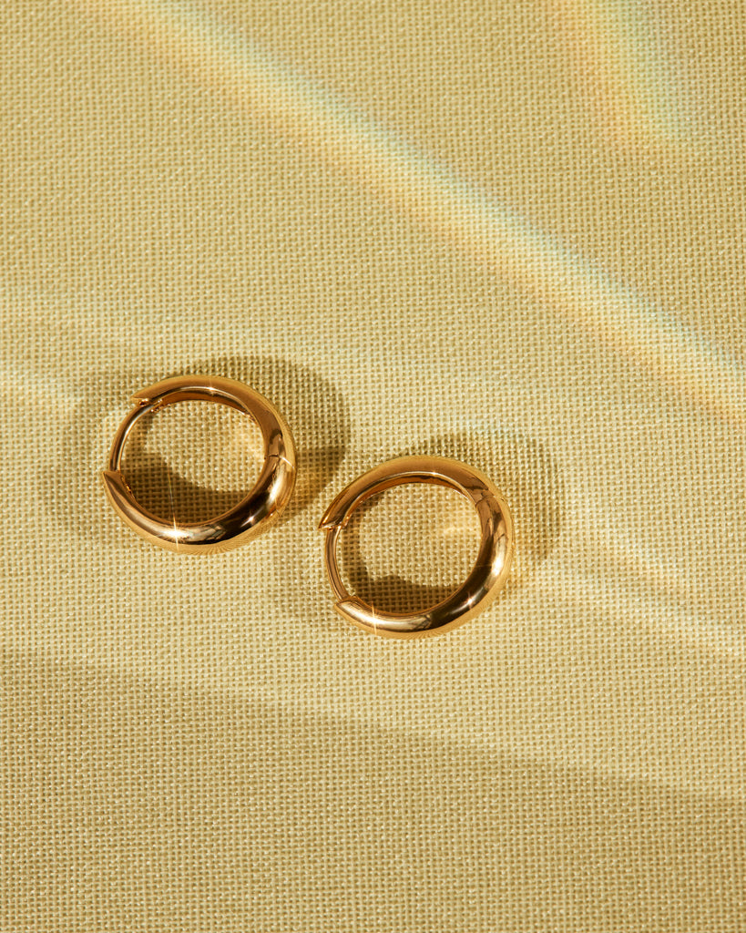 Mini Marbella Huggies - Earrings — alternate angle