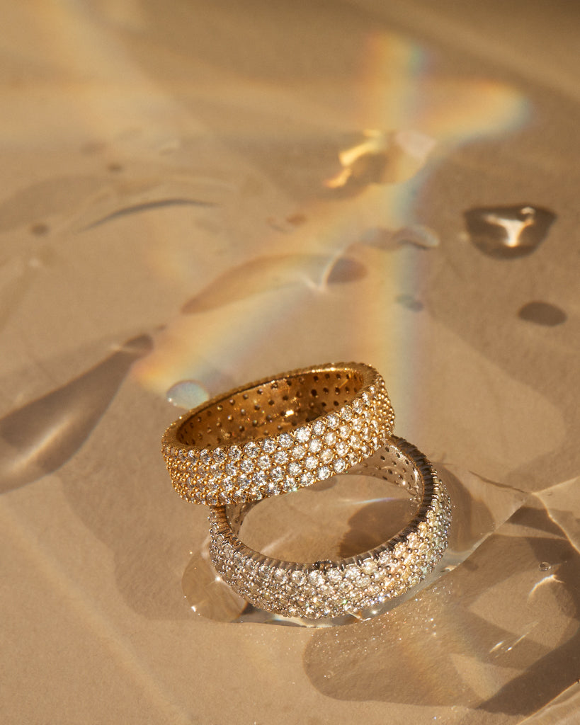 Blinged Out Diamond Band - Rings — detail view 2