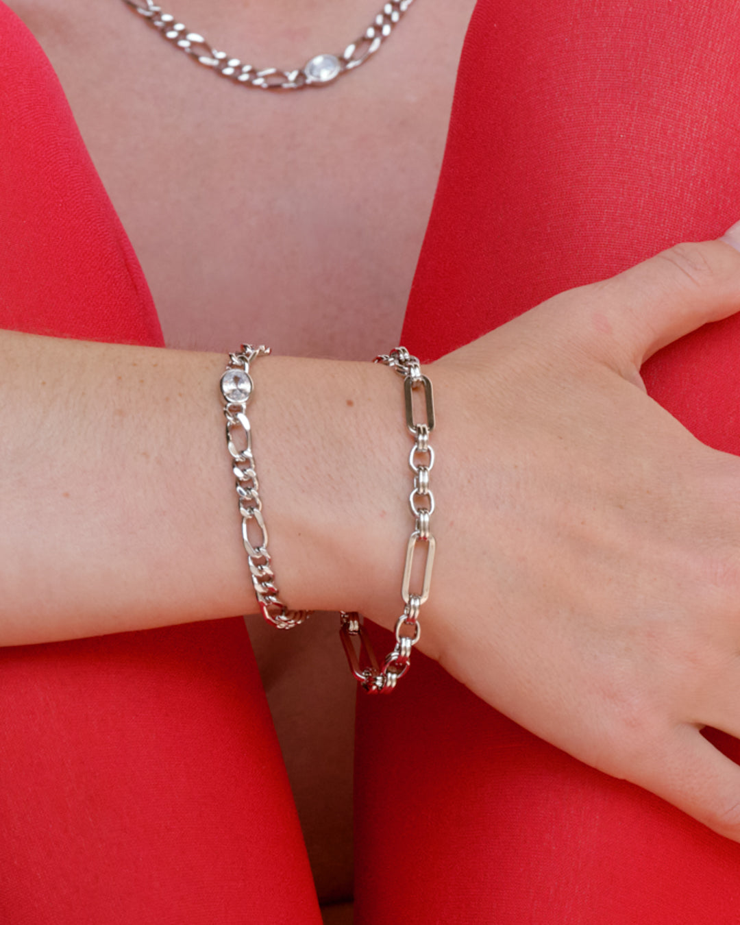 Charlotte Link Chain Bracelet — another angle