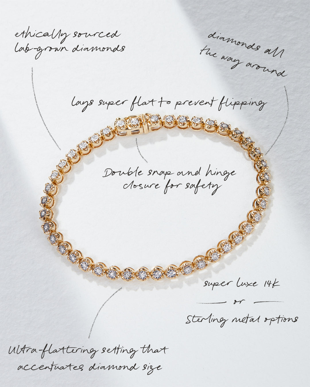 One and Only Tennis Bracelet — alternate view 2