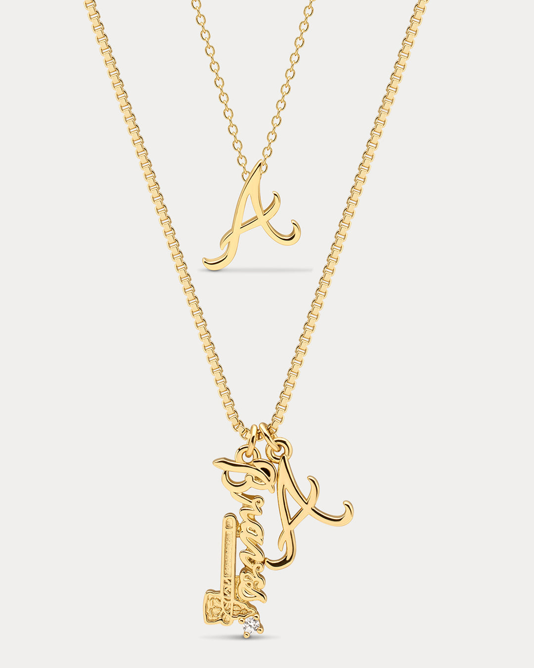 Bijoux MLB Necklace Bundle - Gold — set view