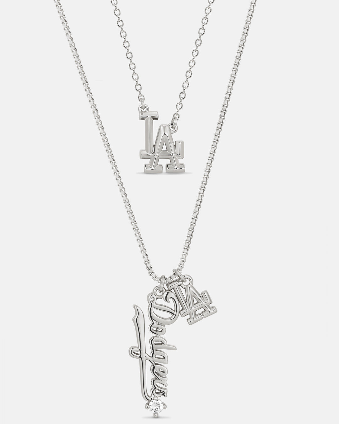 Bijoux MLB Necklace Bundle - Silver — set view