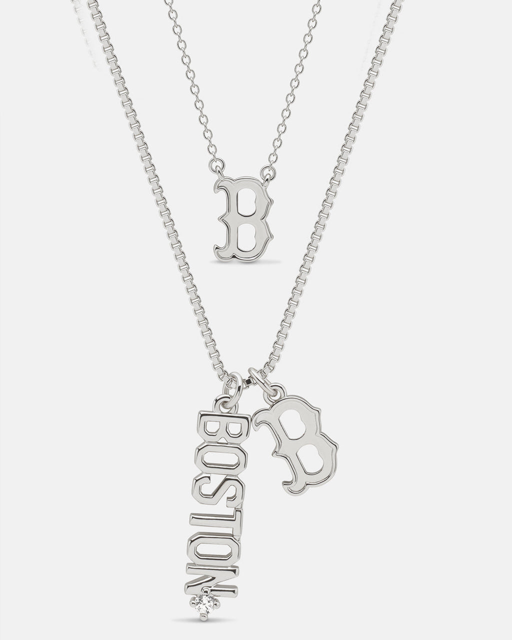 Bijoux MLB Necklace Bundle - Silver — set view
