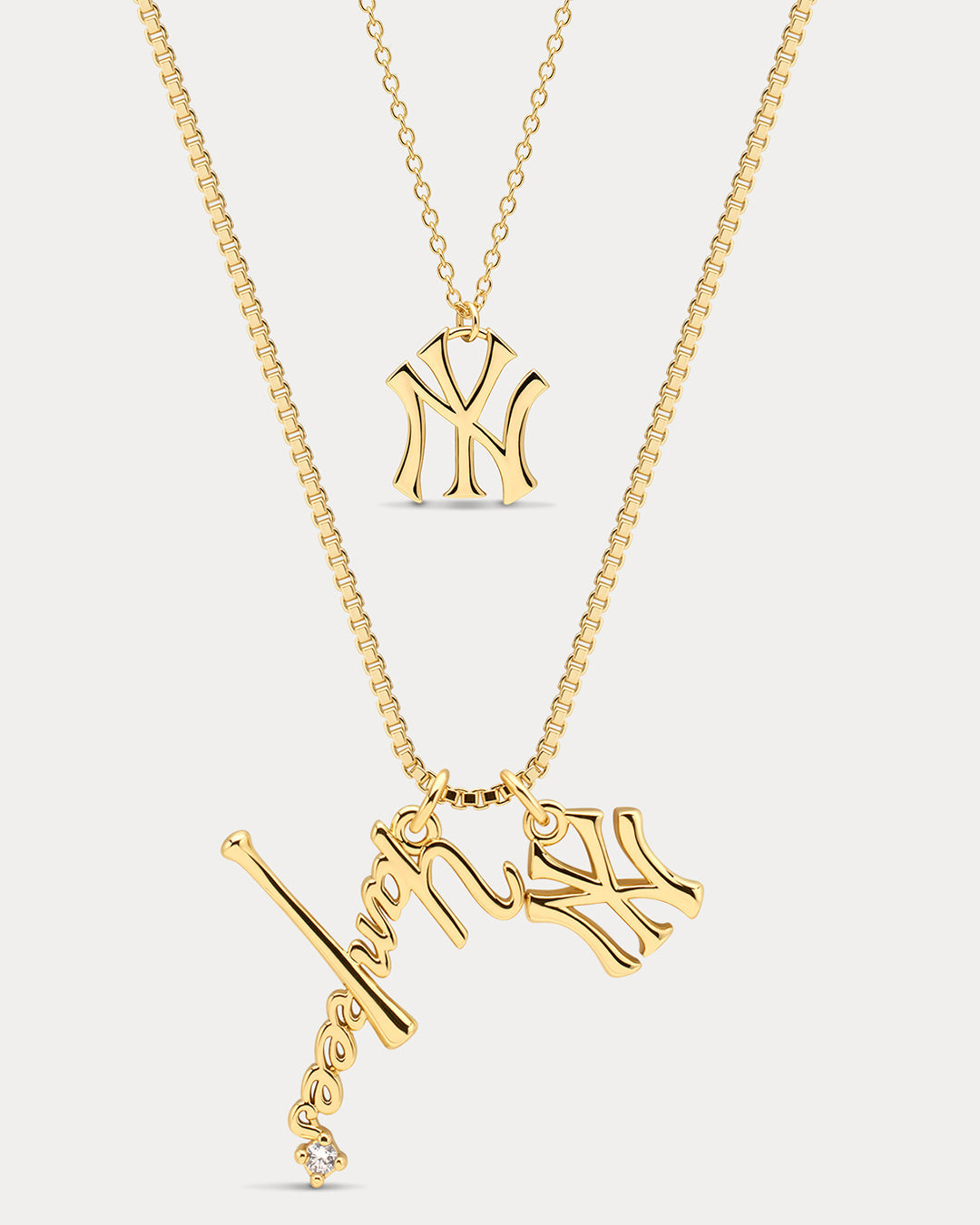 Bijoux MLB Necklace Bundle - Gold — set view