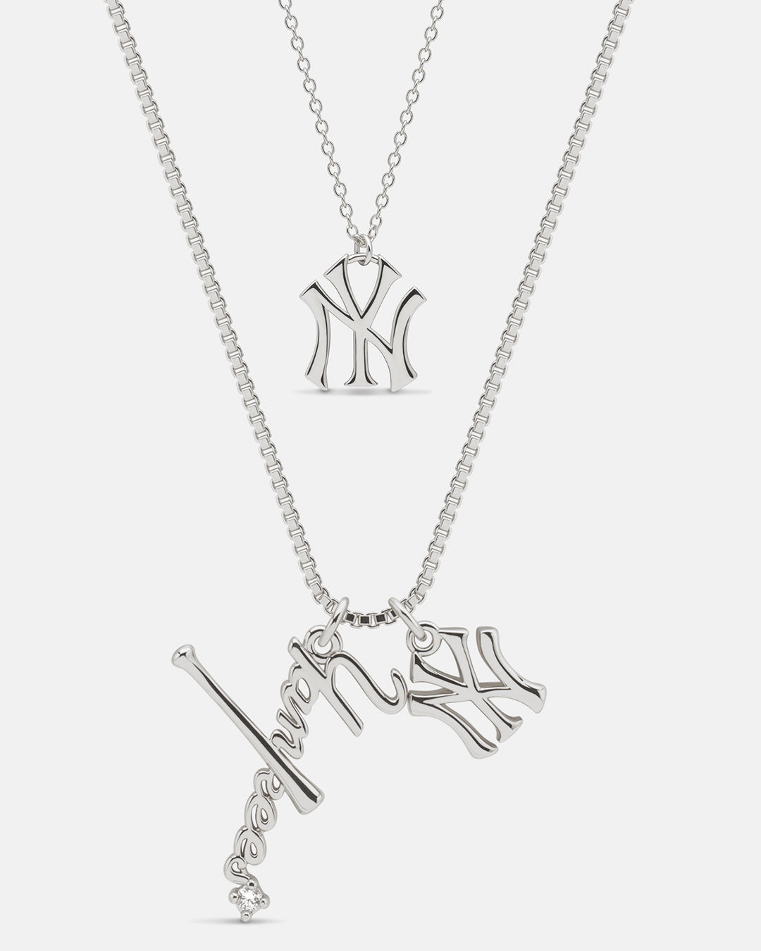 Bijoux MLB Necklace Bundle - Silver — set view