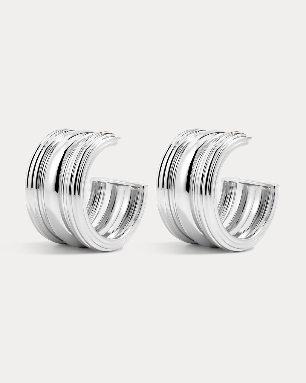 Canyon Hoops - Silver