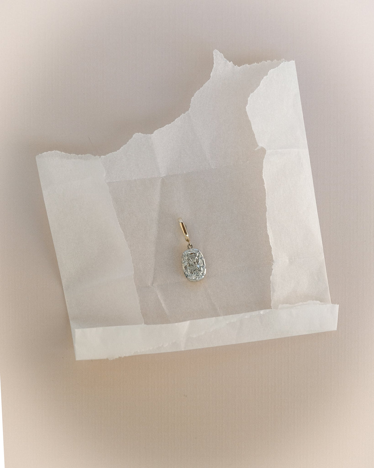 Diamond Georgian Pendant in Gold — alternate view