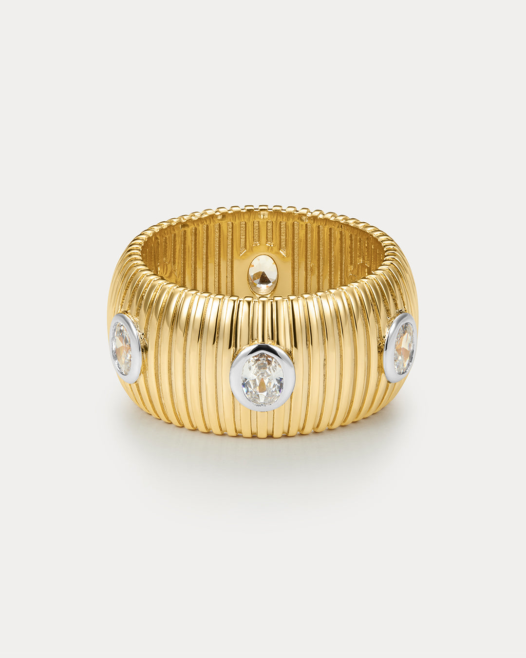 Georgia Ridged Band - Gold - Rings