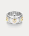 Georgia Ridged Band - Silver - Rings