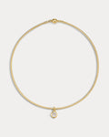 Georgia Stone Omega Necklace - Gold