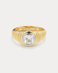 Georgia Stone Signet Ring - Gold