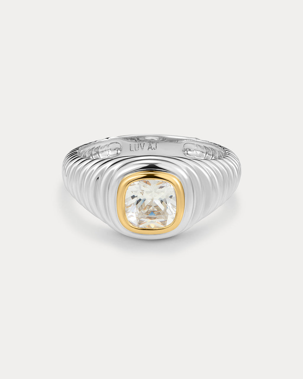 Georgia Stone Signet Ring - Silver